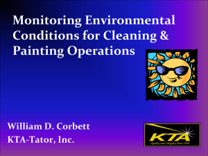 Preparing a Coating Inspection Plan