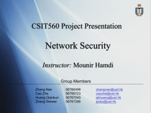 CSIT560 Project Presentation