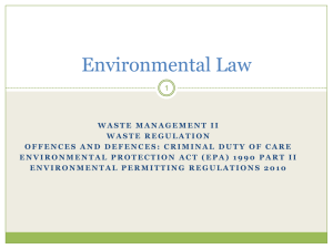 Environmental Law