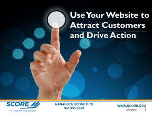 IS1 - Websites to Attract Customers