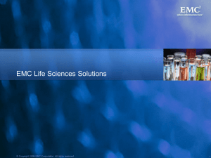 Information Infrastructure for the Life Sciences
