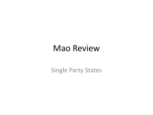 Mao Review
