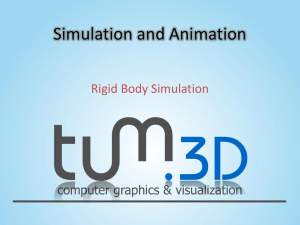 Simulation and Animation