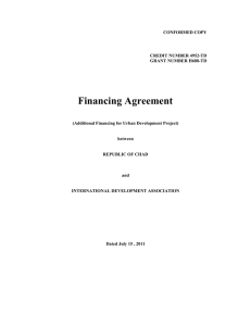 Financing Agreement - Documents & Reports