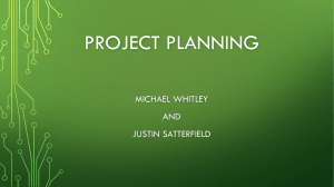 Project Scheduling/Microsoft Project