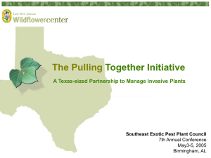 PowerPoint - Southeast Exotic Pest Plant Council