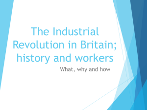 Environment and the Industrial Revolution