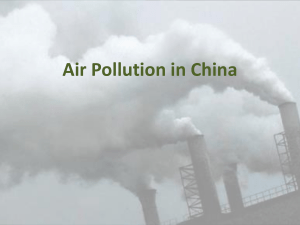 What affects Aerosol Optical Thickness in China?