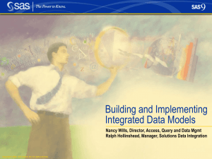 Building and Implementing Integrated Data Models