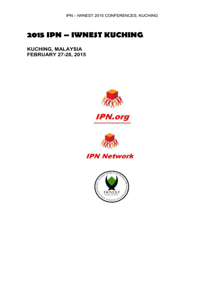 Ipn Iwnest 2015 Conferences Kuching