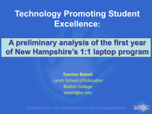 Technology Promoting Student Excellence