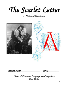 Scarlet Letter Student Packet
