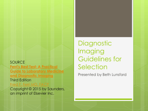 Diagnostic Imaging powerpoint
