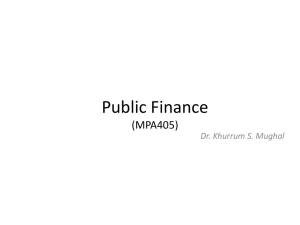 Public Finance Lecture 30_Pakistan
