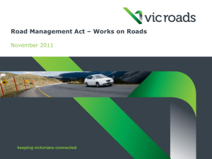 Road Management Act