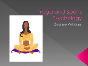 yoga and sport powerpoint