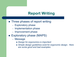 Report Writing - Mechanical & Materials Engineering