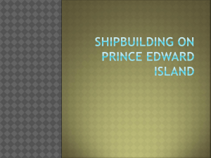 Shipbuilding on Prince Edward Island