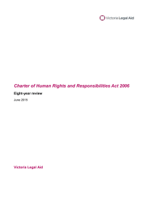 Charter of Human Rights and Responsibilities