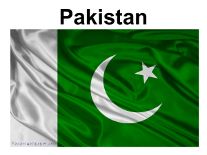 Pakistan Presentation (as seen above)