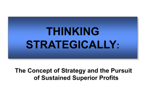 Strategic Management: An Overview