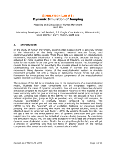 Biomechanics of Movement - Reinbolt Research Group