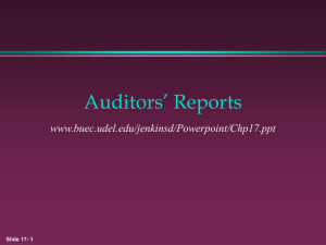 Auditors' Reports