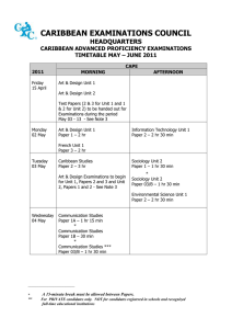 timetable may