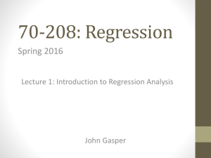 70-208: Regression