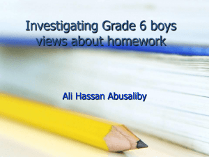 Homework in a boys' primary school in Qatar, by Ali Hassan