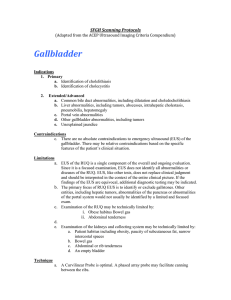 Gallbladder - UCSF Emergency Medicine Ultrasound