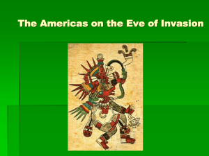 The Americas on the Eve of Invasion