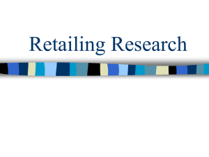 Retailing Research - CIRCLE International