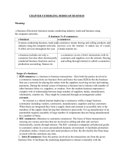 emerging modes of business -notes (2)