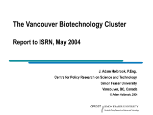 Biotech cluster