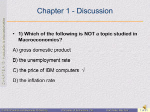 Introduction to Macroeconomics