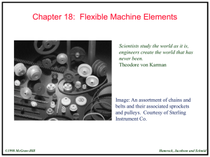 Chapter 18: Flexible Machine Elements