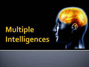 Multiple Intelligences ppt