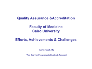 The Faculty of Medicine Cairo University