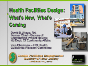 What's New, What's Coming - the Healthcare Facilities Management