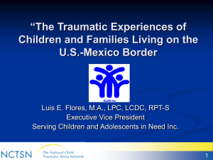 Serving Border Communities - National Child Traumatic Stress