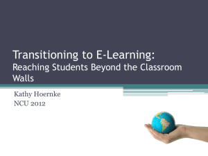 Transitioning to E-Learning PPT