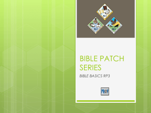 bible basics rp3