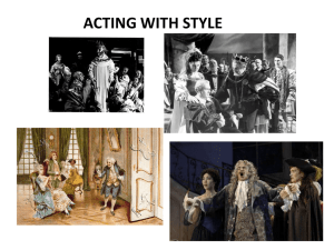 acting with style - East