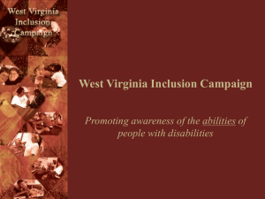 the PPT - West Virginia Department of Health and Human