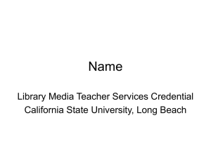 Name - California State University, Long Beach