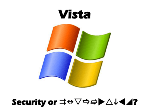Vista Security "Features"
