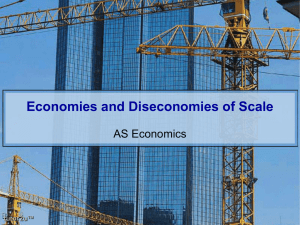 tutor2u™ Economies and Diseconomies of Scale