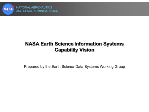 ESE Information Systems Capability Vision