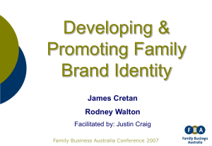 brand identity - Family Business Australia